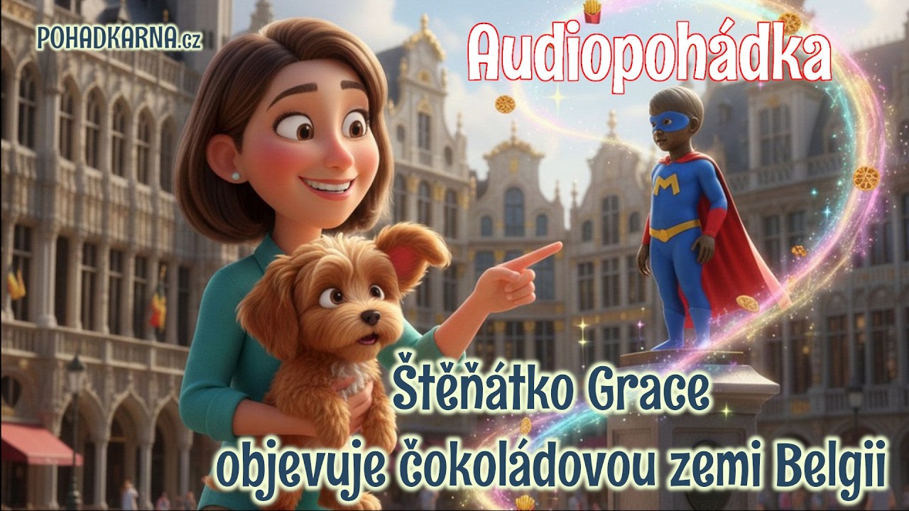 Štěňátko Grace objevuje čokoládovou zemi Belgii - Audio pohádka na dobrou noc | Pohádka pro děti