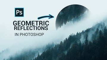 How to make photo effect "Geometric Reflections In Photoshop - Photoshop tutorial