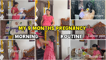 My 9 Months Pregnancy Morning Routine👼🏻| 39 weeks |🧿#pregnancy #morningroutine #vlog