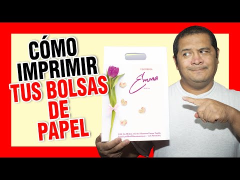 Video: Cómo Aplicar Una Imagen A Bolsas De Papel