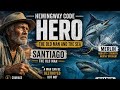HEMINGWAY CODE HERO (THE OLD MAN AND THE SEA) SANTIAGO, MERLIN, SHARKS