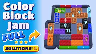 Color Block Jam Level 1351 1352 Complete Walkthrough & Solutions
