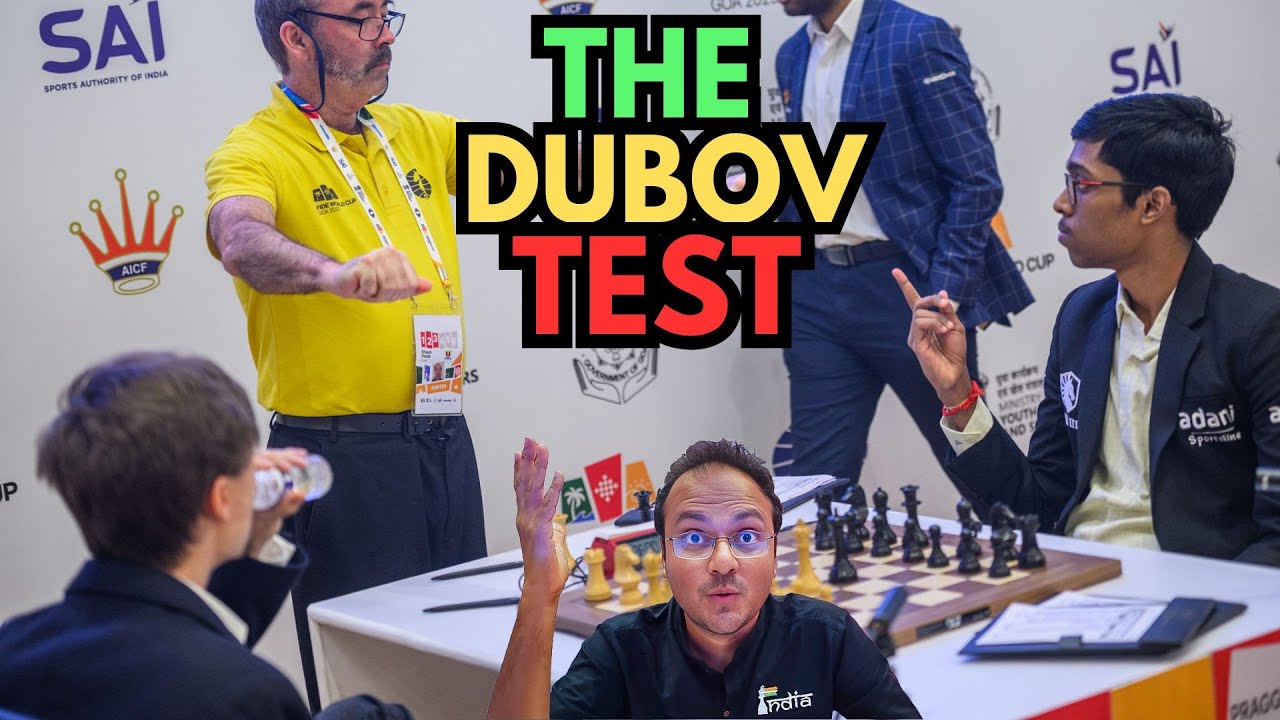 Прагманананда столкнётся с испытанием Даниэля Дубова | Кубок мира ФИДЕ, раунд 4.2