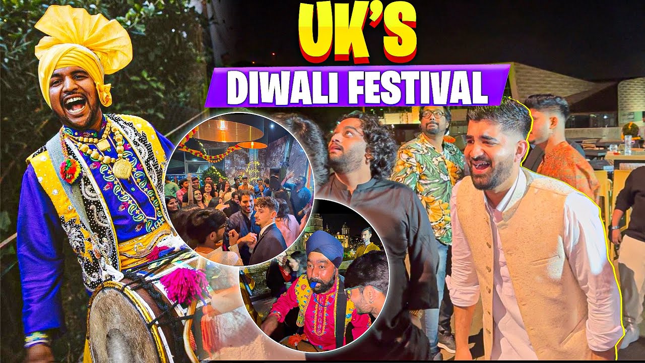 We Celebrated Diwali Together in UK 😍 | Pakistani & Indian Friends | Festival Vlog