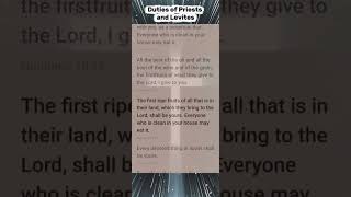 Full Video - Numbers 18 (ESV)