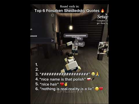 Top Forsaken Shedledsky Quotes Forsaken Gubby Roblox