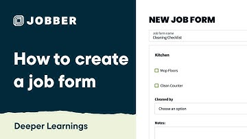 How To Create a Job Form | Deeper Learnings