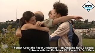 I Forgot About the Paper Underwear - a TAR 3 Special with Flo, Zach & Ken! #rtvwarriors #amazingrace