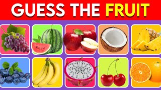 Guess the Fruit in 3 Seconds | 50 Different Types of Fruit