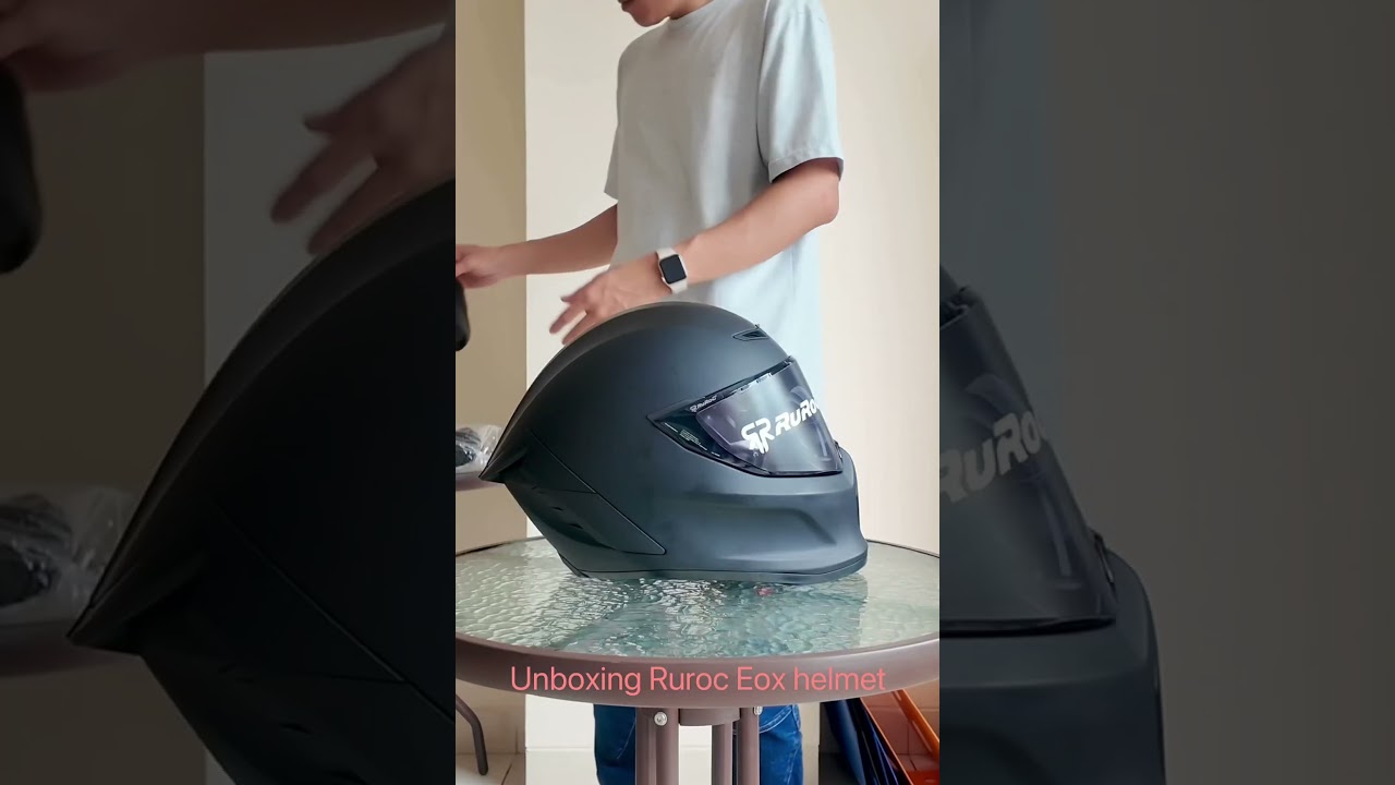 Unboxing RUROC EOX helmet 