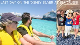 Disney Silver at Sea Cruise - We Rode Aqua Trikes at Castaway Cay, Dinner &amp; LAST WISH in Grand Hall!