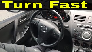 How To Turn The Steering Wheel Fast-Driving Lesson