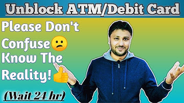 ATM Card Kaise Unblock Hoga? | How to Unblock Debit Card | Amit Mondal