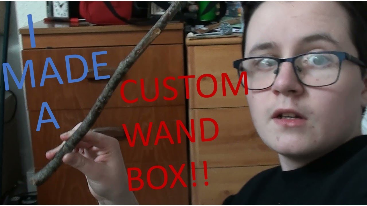 Making A Custom Wand Box For My Brother For Christmas YouTube