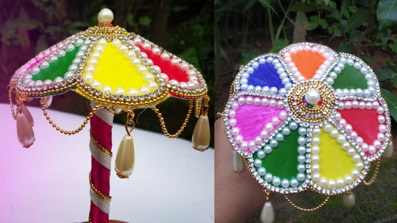 How to make Ganesh Umbrella Ganesh Umbrella Making Ganesh Chaturthi