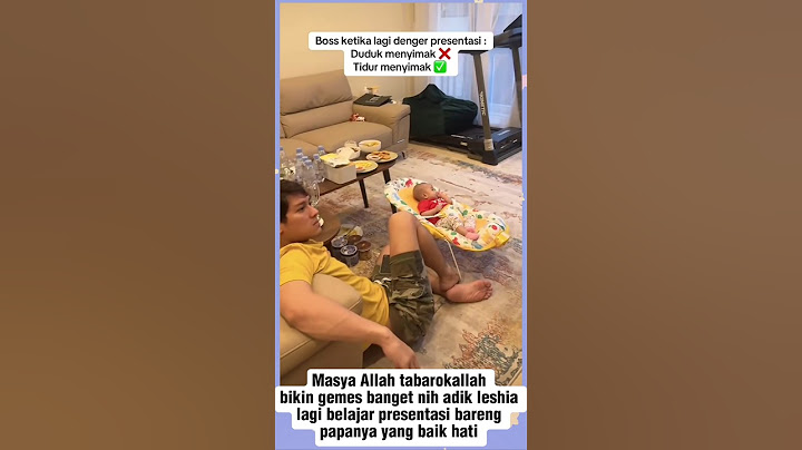 ADUH GEMES BANGET ADIK LESHIA LAGI IKUTAN PRESENTASI BARENG PAPA BILLAR#trending #leslar #fypp #fyp