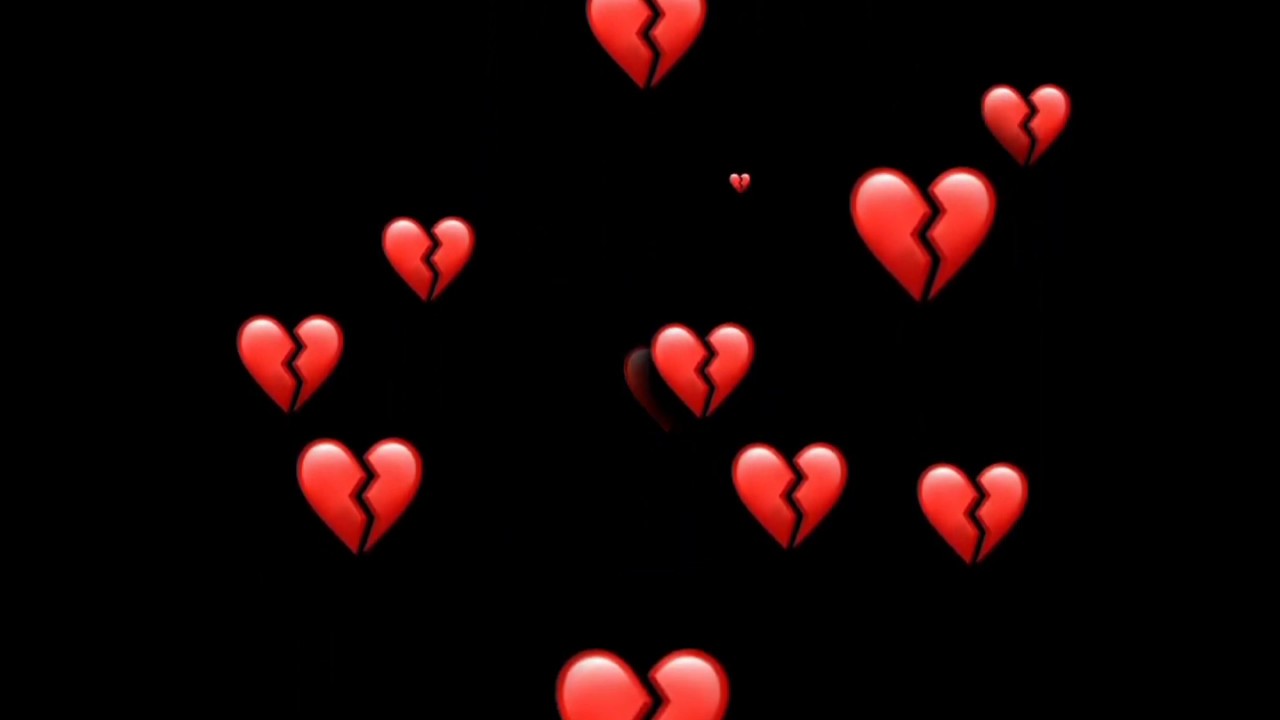 Avee Player Broken Heart Particals Effects Floating Emojis Overly