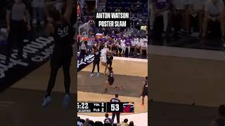 Anton Watson with the POSTER DUNK #lakers