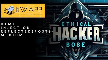 Bwapp HTML Injection Reflected POST - Medium Solution