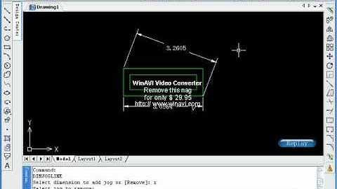 Zwcad Tutorial dimjogline.avi