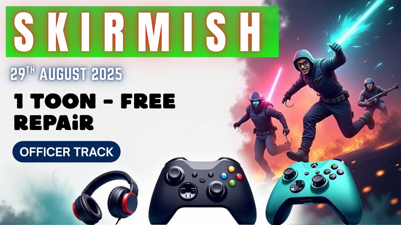 War Commander Skirmish AUG 2025 🔥 Easy Officer Bases | 100% RUBI Attack 🚀 FREE Repair -