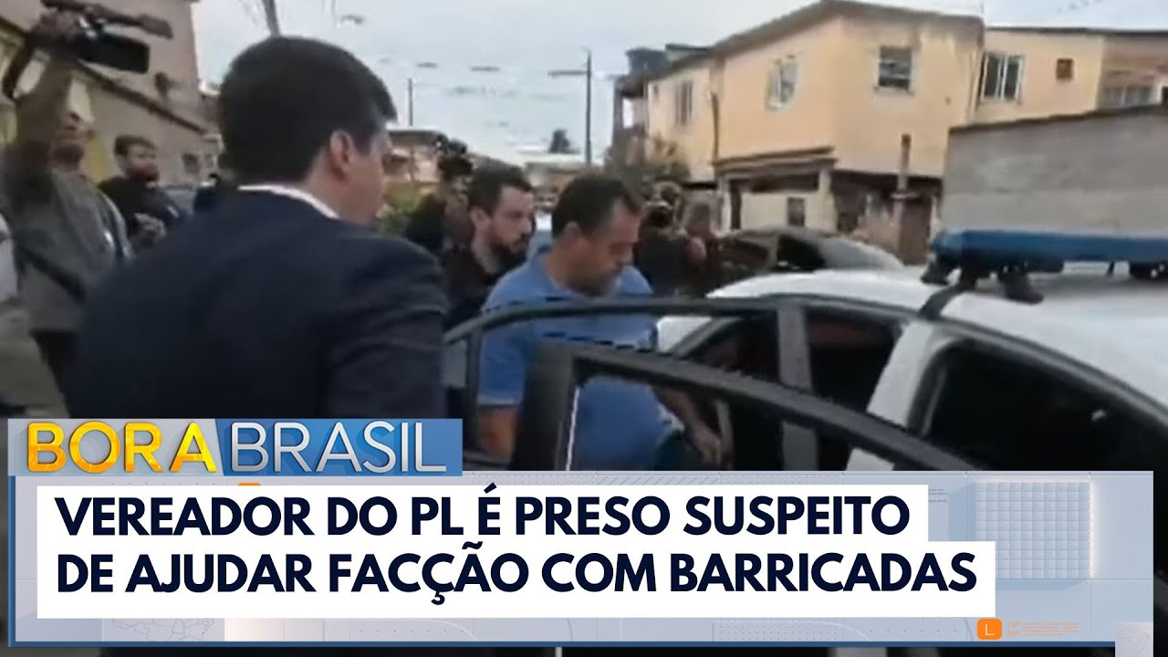 Vereador do PL é preso suspeito de ajudar facção com barricadas em comunidades do RJ