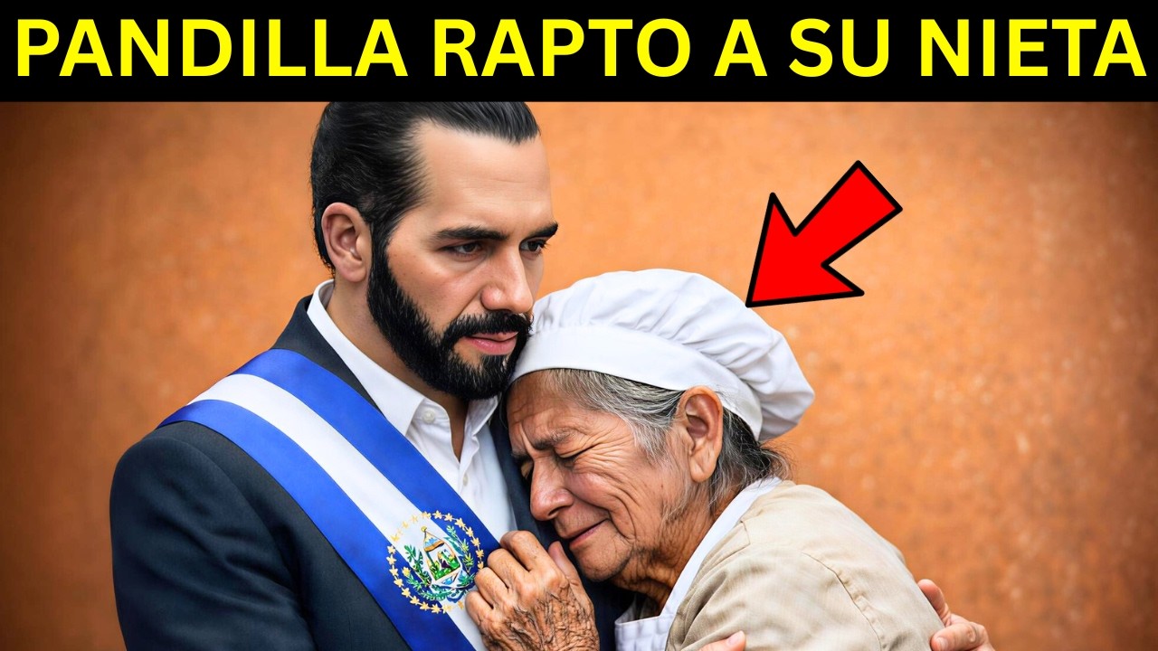 Ancianita corrió hacia Bukele: “¡Se están llevando a mi nieta!”