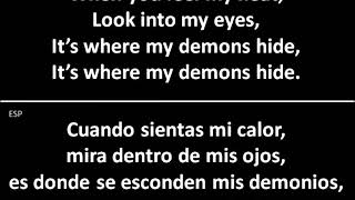 😈 Demons 😈 - Imagine Dragons (Lyrics) {from 🐉}  [Spanish/English]