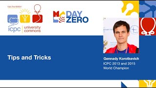 Day Zero Tips And Tricks From Gennady Korotkevich