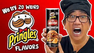 20 WEIRD Pringles Flavors Feat. Wendy's Baconator