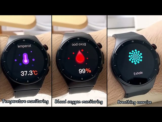 #37|🔵$55-Đồng hồ Smartwatch sức khỏe GUHUAVMI,Amoled,Chuẩn Đoán Y Tế,IP68,ECG,PPG,App Healthwear