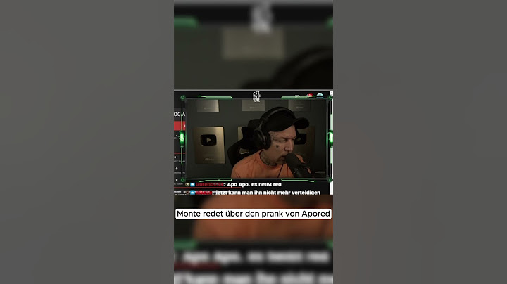 Monte redet über den Prank von Apored