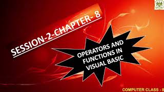 Computer chapter 8 operators