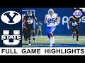 #13 BYU vs Utah State Highlights | College Football Week 5 | 2021 College Football Highlights