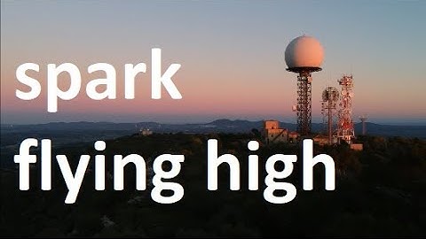 DJI spark - Tripod mode - Above the island