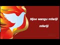 Njoo Wangu Mfariji Lyrics Video Pentecost Sunday 