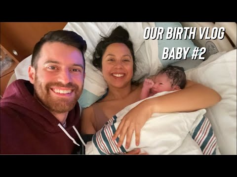 Our Birth Vlog // 2nd time Mom Labor and Delivery (Positive Experience)