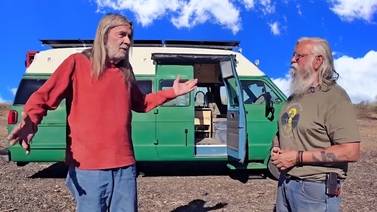 The BED Setup Alone Will BLOW Your Mind! MINISPLIT AC in a 1995 Dodge Van Build!