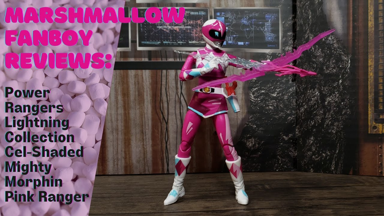 Figurine Power Rangers Lightning Collection - MMPR Cel-Shaded Pink Ranger - Hasbro