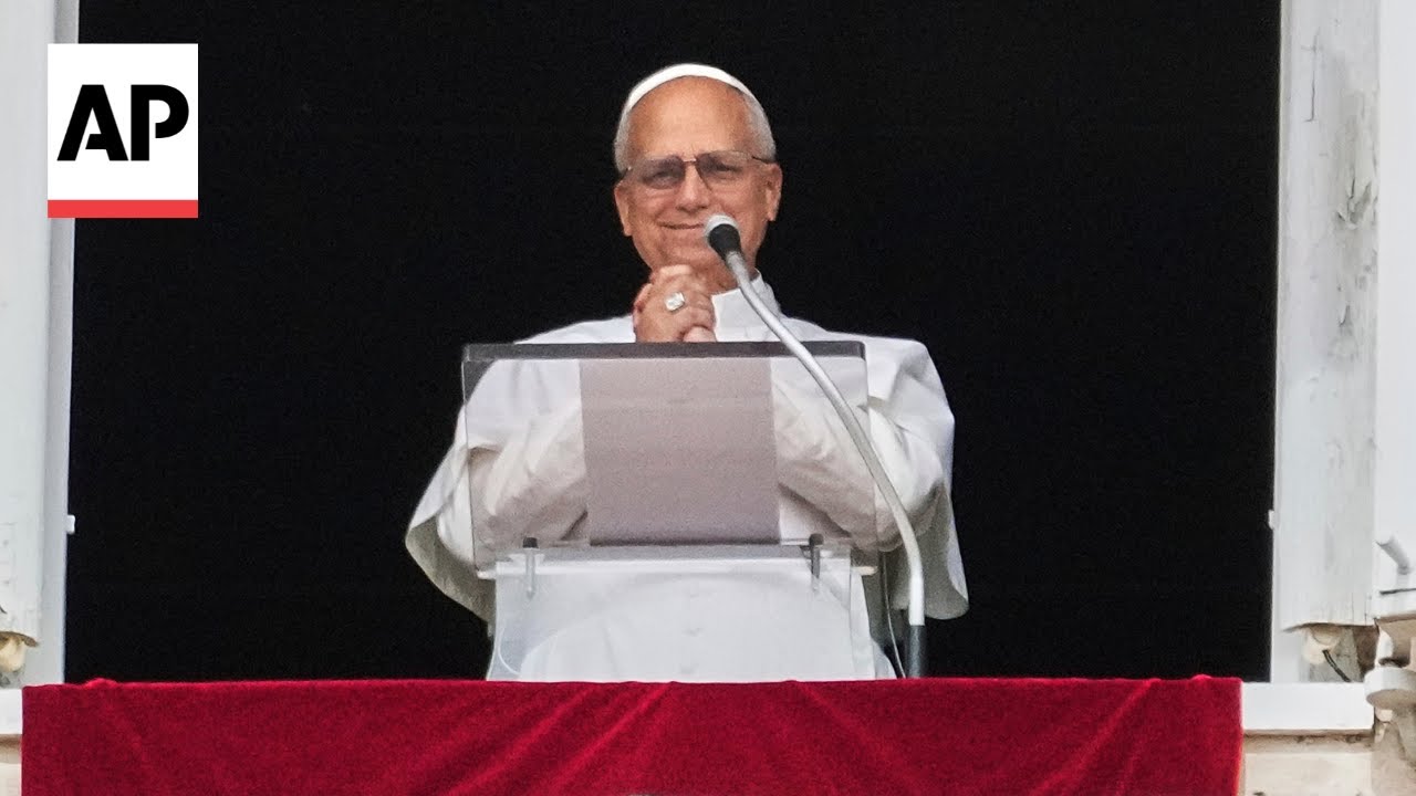 Catholic faithful wish Pope Leo XIV a happy 70th birthday at Vatican City