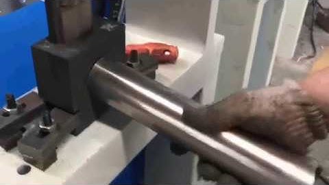 Tube End Arc Notching Machine Hydraulic Tube Notcher