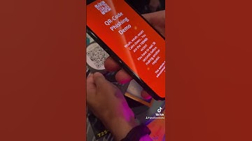 QR Code Mobile Phishing Example