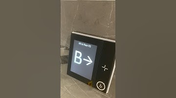 #Kone Touch-Screen Destination Despatch - Using Call Station (Accessible P3) - #Elevator #shorts