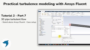 Turbulence modeling with Ansys Fluent | 3D pipe - Part 7