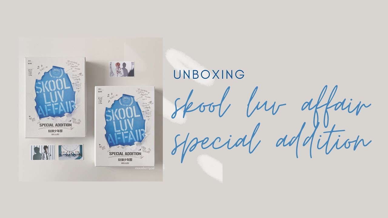 unboxing bts skool luv affair special addition! (first vs. second