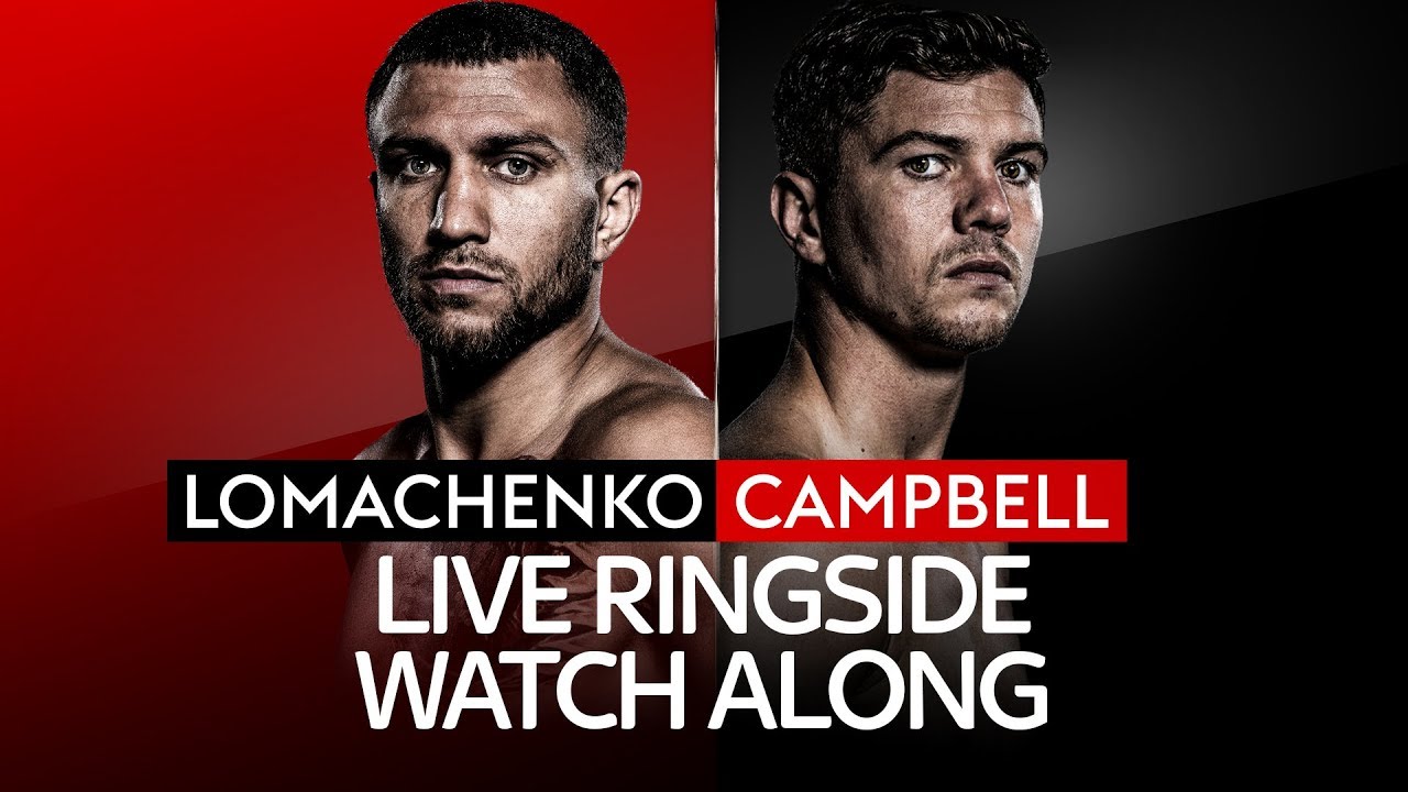 LOMACHENKO vs CAMPBELL RINGSIDE WATCH ALONG! 🥊