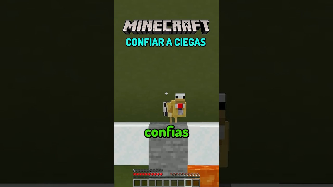No confio en él 😨😠 #minecraft #shorts  #quimyxe
