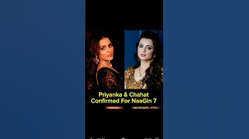 Priyanka Chahar Chaudhary and Chahat pandey in Naagin 7 🤩😍 #shorts #fitness #music #naagin #funny