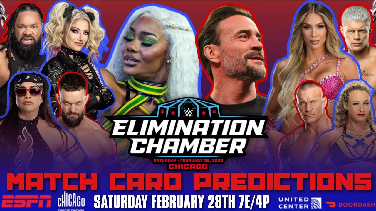 WWE Elimination Chamber 2026 - Match Card Predictions | Boom Wrestling ...