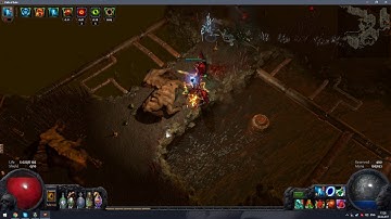 Path of Exile 2.6 Legacy: Gladiator blade flurry blocker -  minotaur map